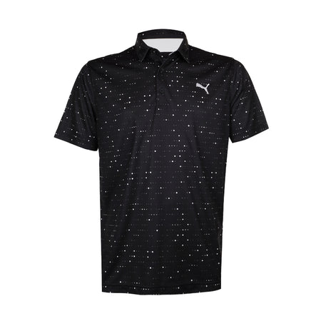 PUMA Keys Men's Polo (Black/White Glow)