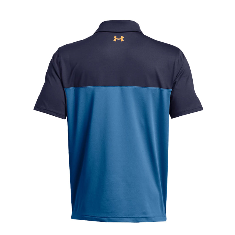 UNDER ARMOUR T2G Color Block Men's Polo (Photon Blue/Navy)