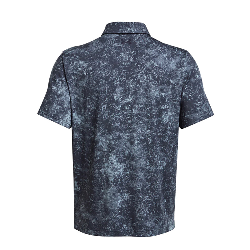 Playoff 3.0 Printed Men's Polo (Green/Navy)