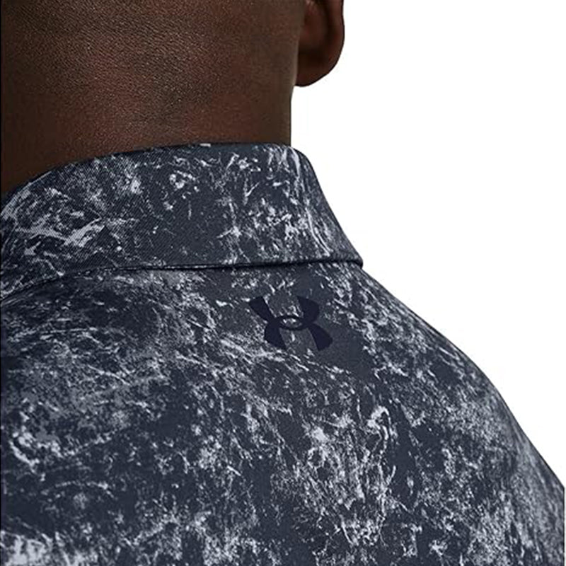 Playoff 3.0 Printed Men's Polo (Green/Navy)