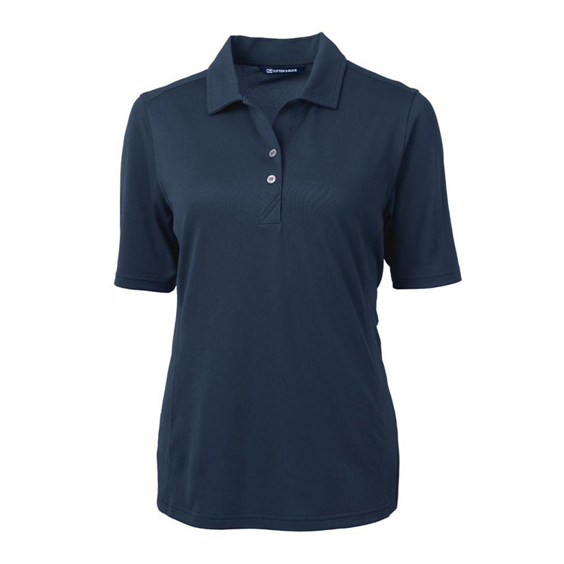 CUTTER & BUCK Virtue Eco Pique Women's Polo (Navy Blue)