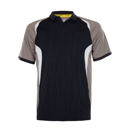 UNDER ARMOUR Curry Jacquard Men's Polo (Black/Taupe Dusk)