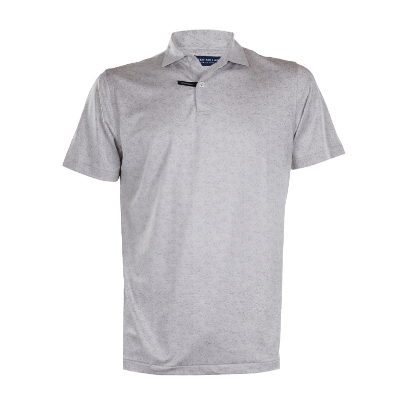 PETER MILLAR Riviera Performance Jersey Men's Polo (British Grey)