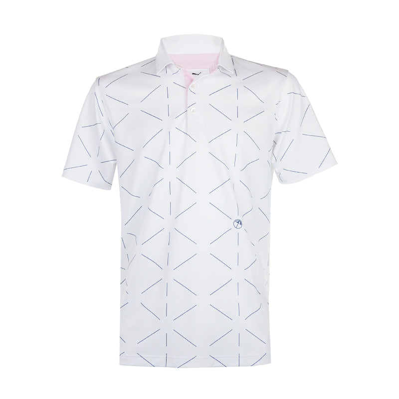 PUMA x Arnold Palmer Geo Men's Polo (White/Deep Navy)