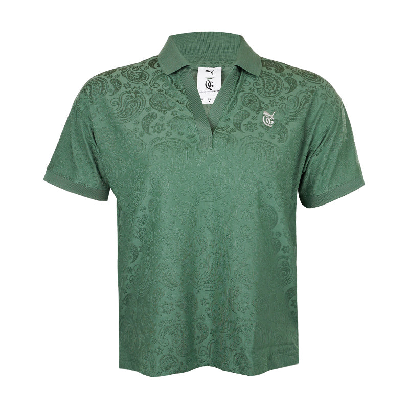 PUMA x QGC Relaxed Crop Women's Polo (Deep Forest)