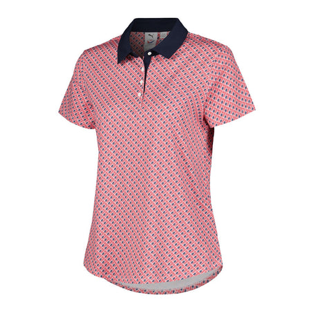 PUMA Volition Multi Flag Women's Polo (Red)