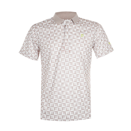 PUMA Japan Stretch Pique Monogram Men's Polo (Alabaster)