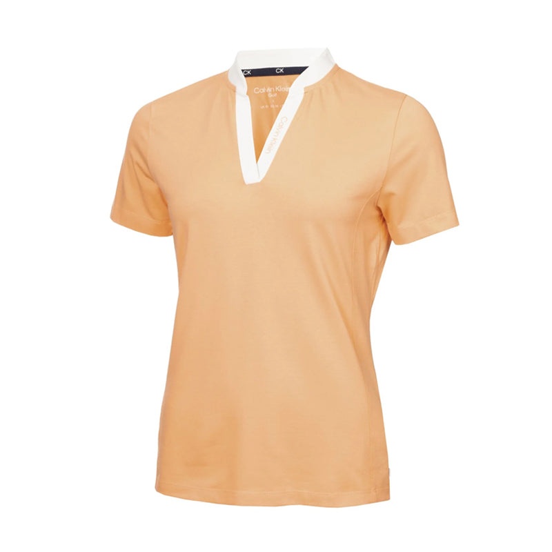 CALVIN KLEIN Dayton Women's Polo (Peach Cobbler)