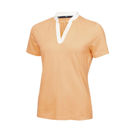 CALVIN KLEIN Dayton Women's Polo (Peach Cobbler)