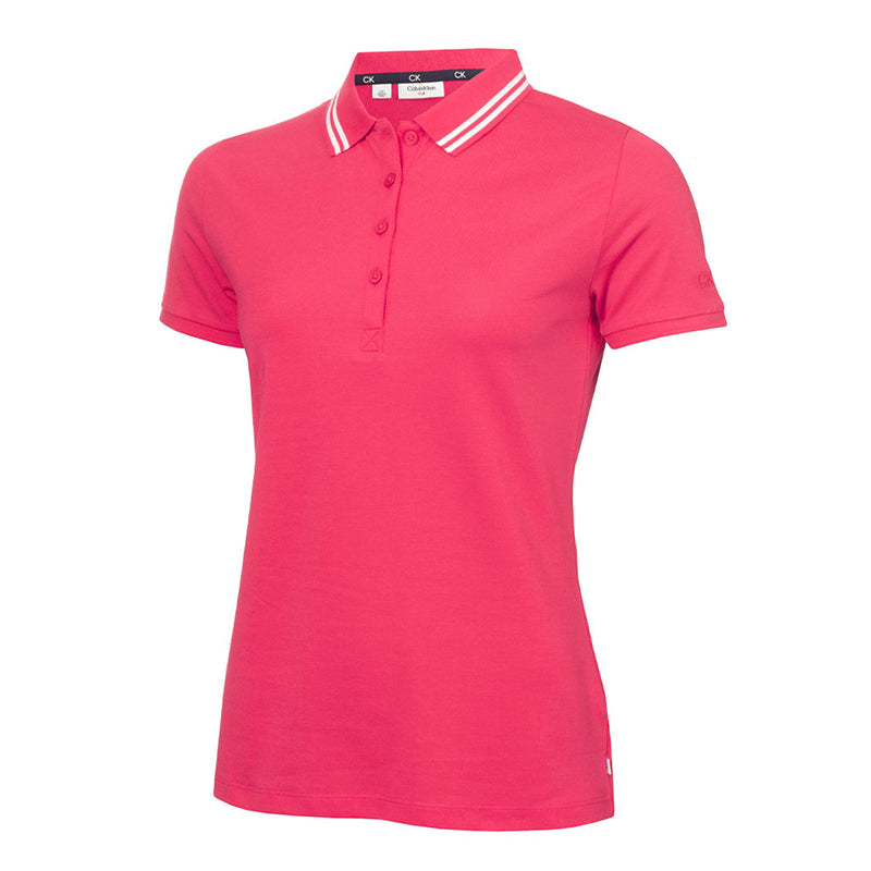 CALVIN KLEIN Brightmeadow Women's Polo (Berry Pink)