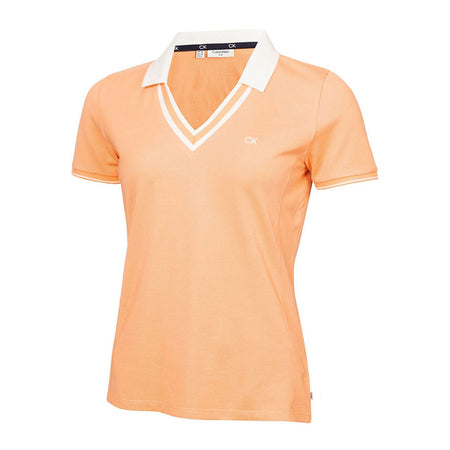 CALVIN KLEIN Delaware Women's Polo (Peach Cobbler)