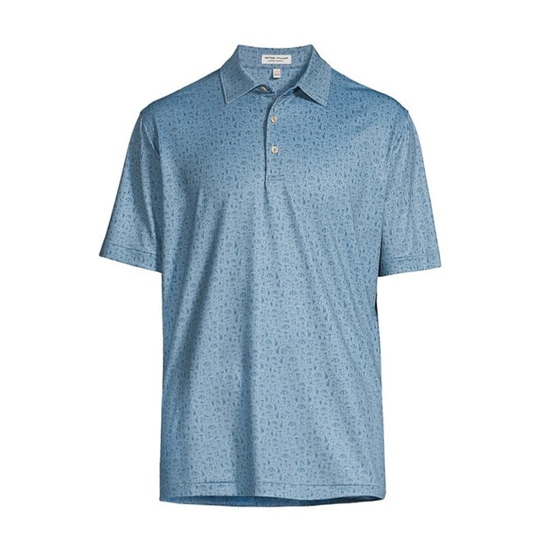PETER MILLAR Hole in 1 Performance Jersey Men's Polo (Rainfall)