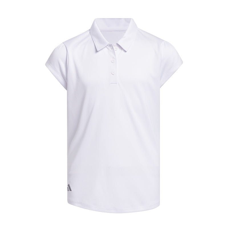 ADIDAS Girl's Performance Polo (White)