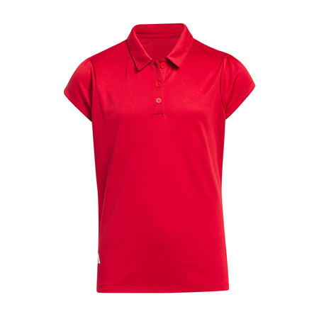 ADIDAS Girl's Performance Polo (Red)