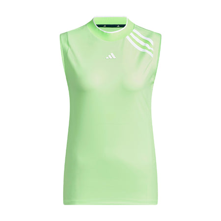 ADIDAS Women's Sleeveless Mock Shirt (Green)