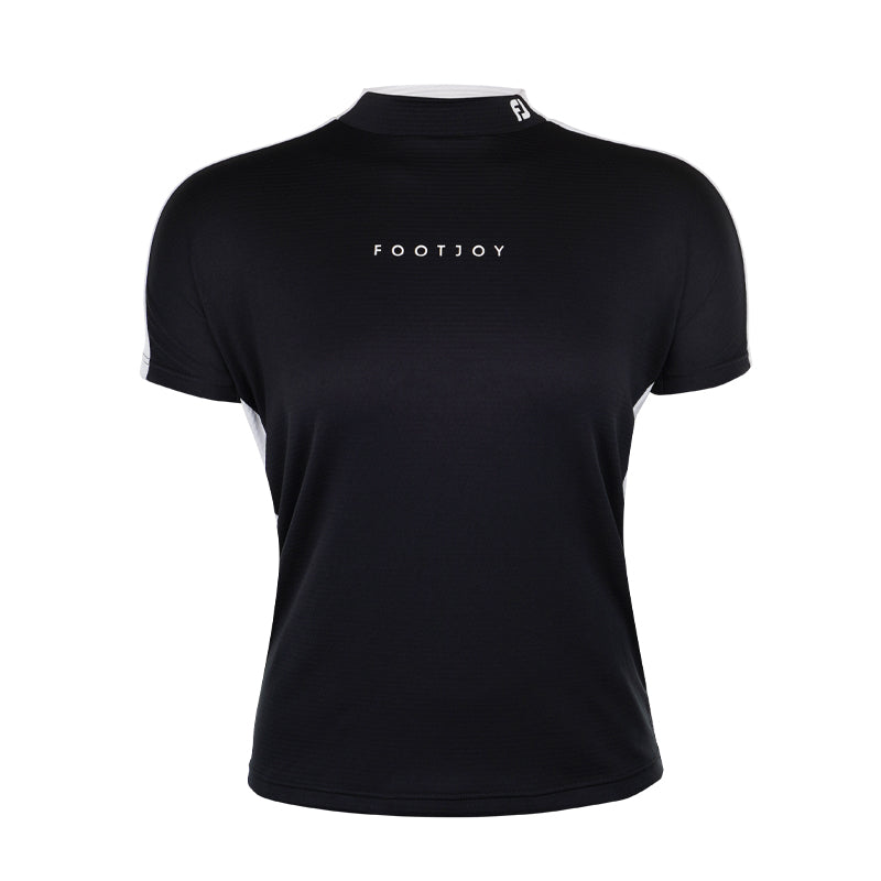 FOOTJOY Japan Solid Women's Mock Neck Shirt (Black)
