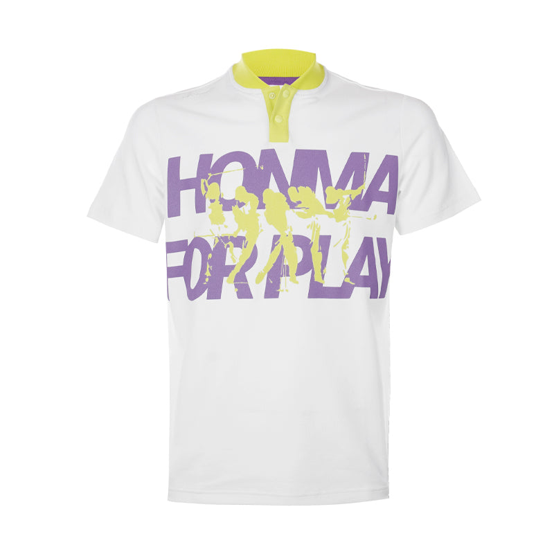 HONMA Hype Golf Men's Polo (White)