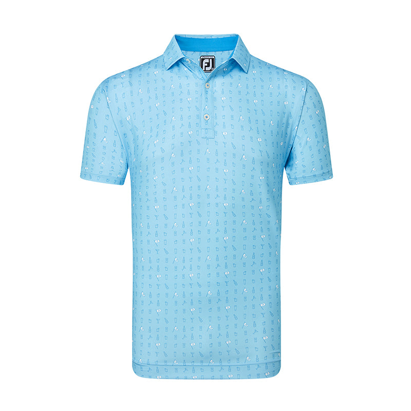 FOOTJOY The 19th Hole Lisle Men's Polo (Blue Sky)