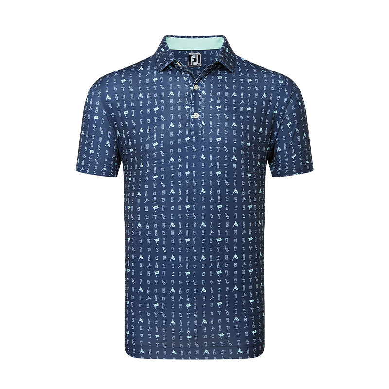 FOOTJOY The 19th Hole Lisle Men's Polo (Navy)