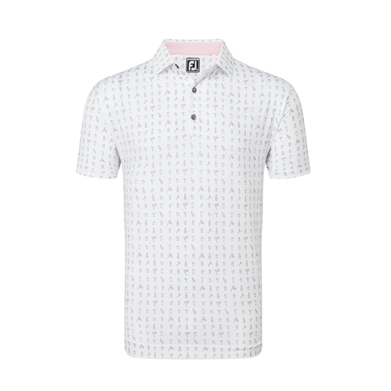 FOOTJOY The 19th Hole Lisle Men's Polo (White)