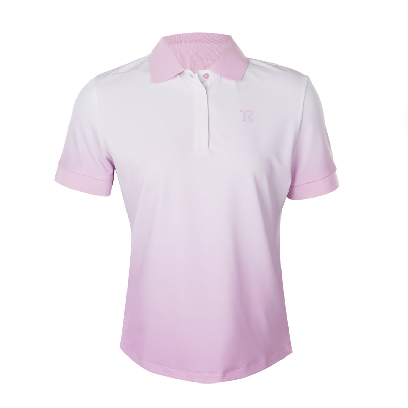 HONMA Hype Golf Women's Polo (White/Pink)