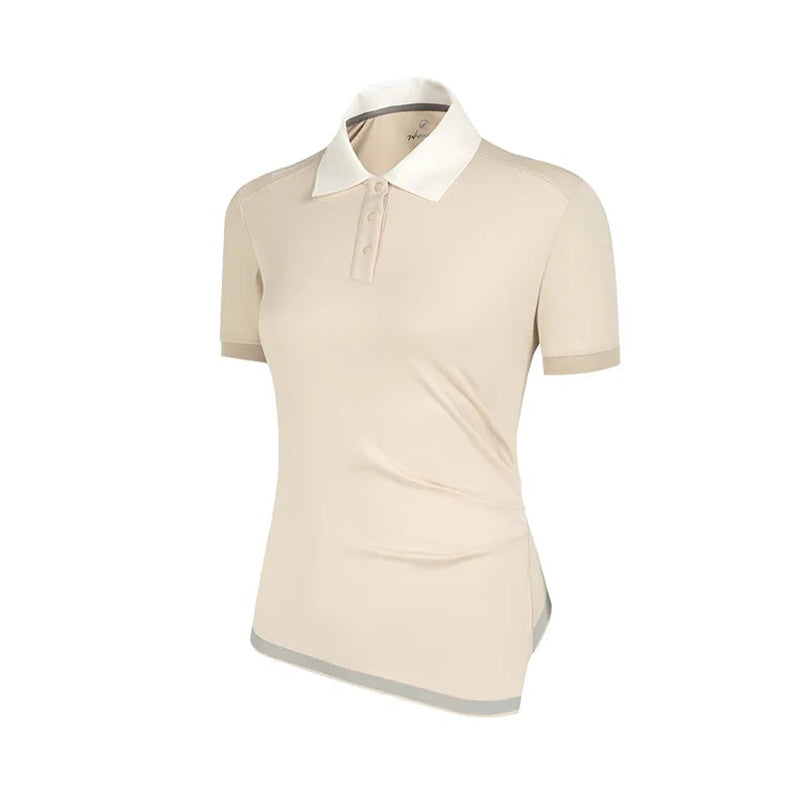 HONMA Hype Golf Women's Polo (Beige)