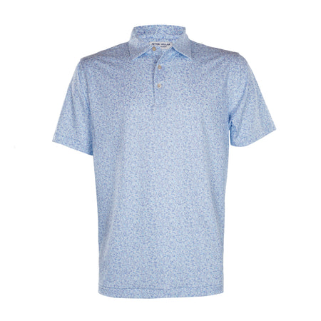 PETER MILLAR Dazed Performance Jersey Men's Polo (White/Bonnet)