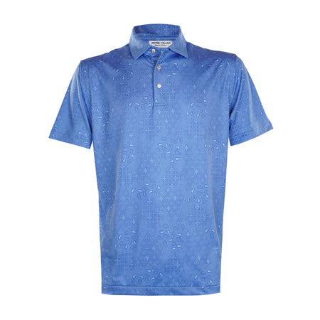 PETER MILLAR Geo Paisley Performance Jersey Men's Polo (Bonnet)