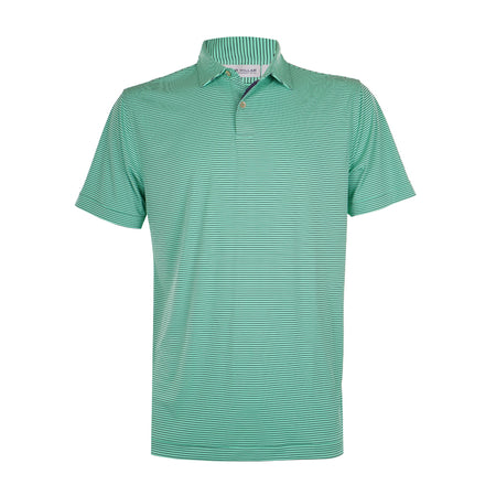 PETER MILLAR Feather Stripe Men's Polo (Summer Meadow)