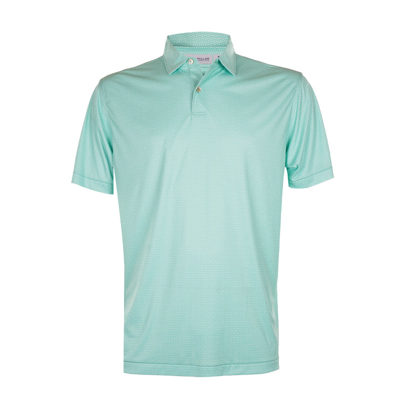 PETER MILLAR Feather Art Men's Polo (Summer Meadow)