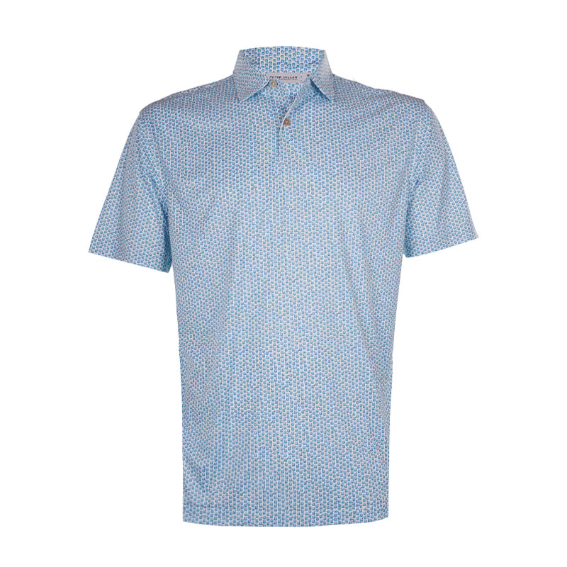 PETER MILLAR On The Rocks Men's Polo (Snow)