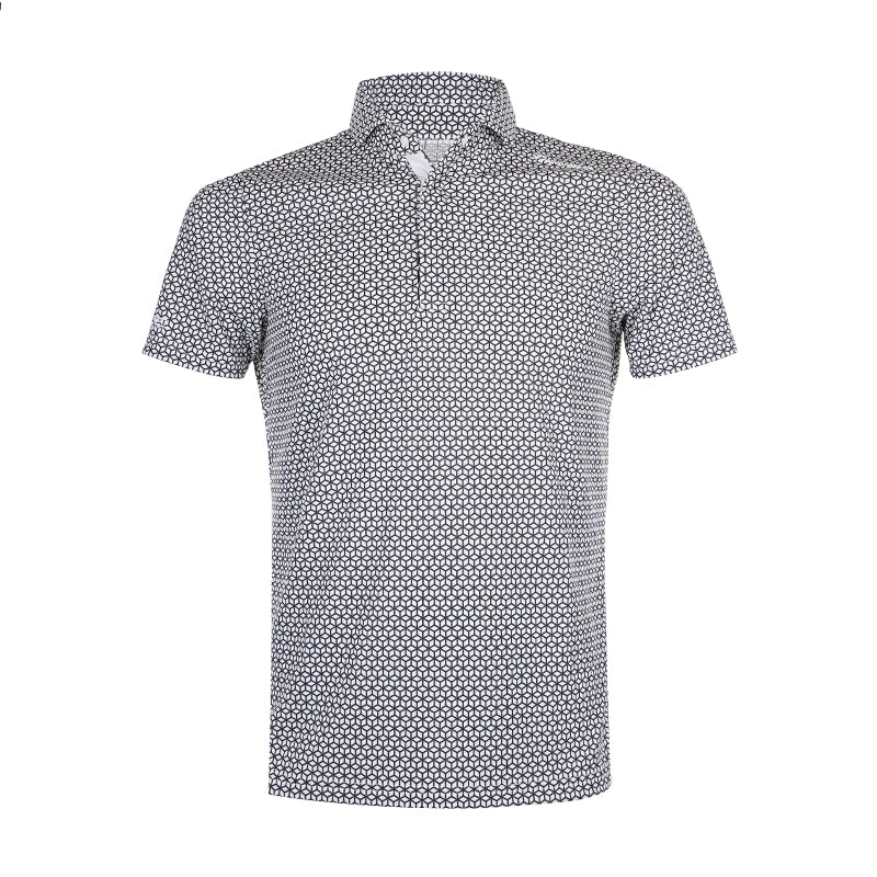 TAYLORMADE T-Ice Hex Men's Polo (White)