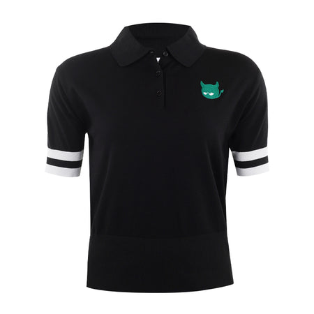 WAAC Korea Knit Women's Polo (Black)
