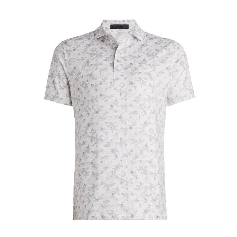 GFORE Floral Jersey Men's Polo (White)