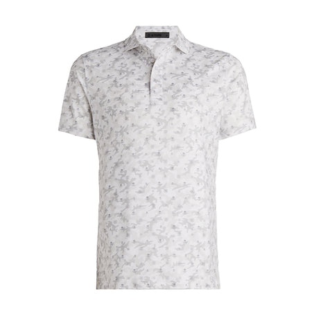 GFORE Floral Jersey Men's Polo (White)