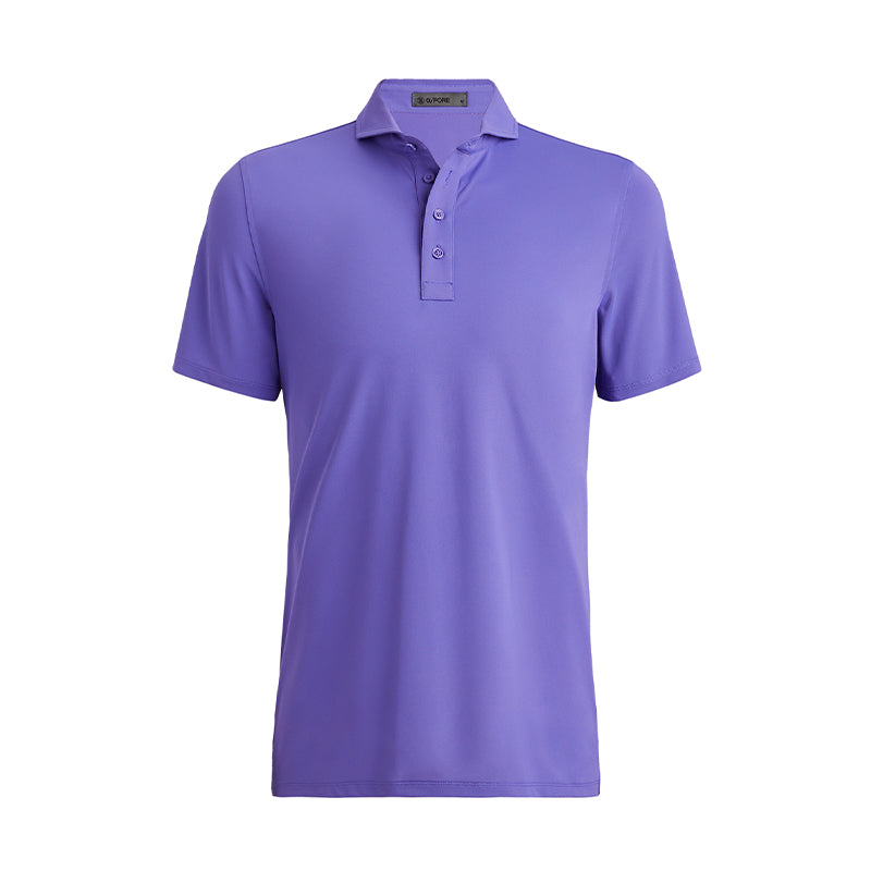 GFORE Rib Gusset Tech Piqu? Modern Spread Collar Men's Polo (Canyon)