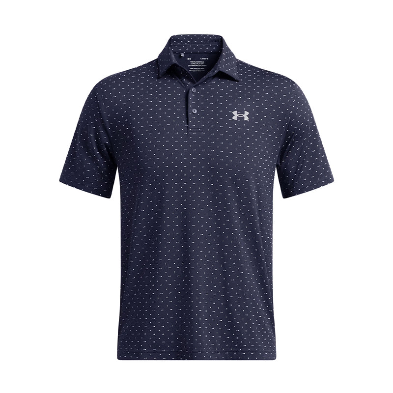 UNDER ARMOUR Playoff 3.0 Printed Men's Polo (Navy/White)