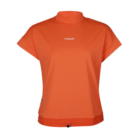 LE COQ SPORTIF GOLF Rijoume Women's Mock Shirt (Orange)