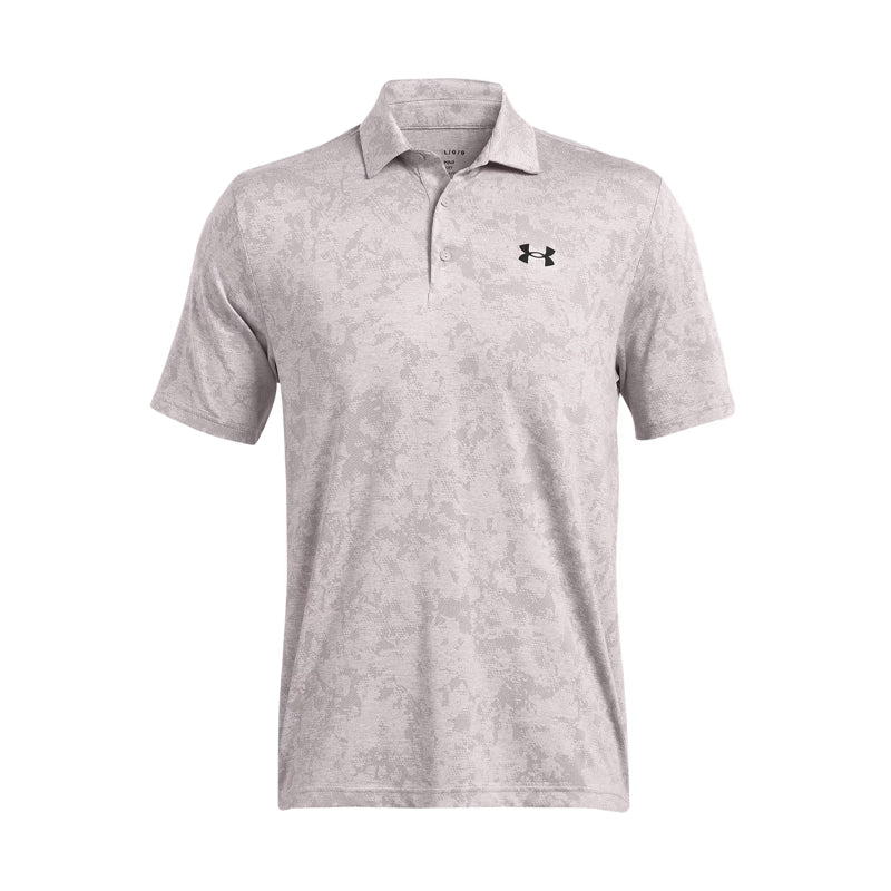 UNDER ARMOUR Playoff 3.0 Line Jacquard Men's Polo (Tetra Grey)