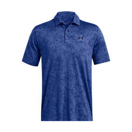 UNDER ARMOUR Playoff 3.0 Line Jacquard Men's Polo (Tech Blue)