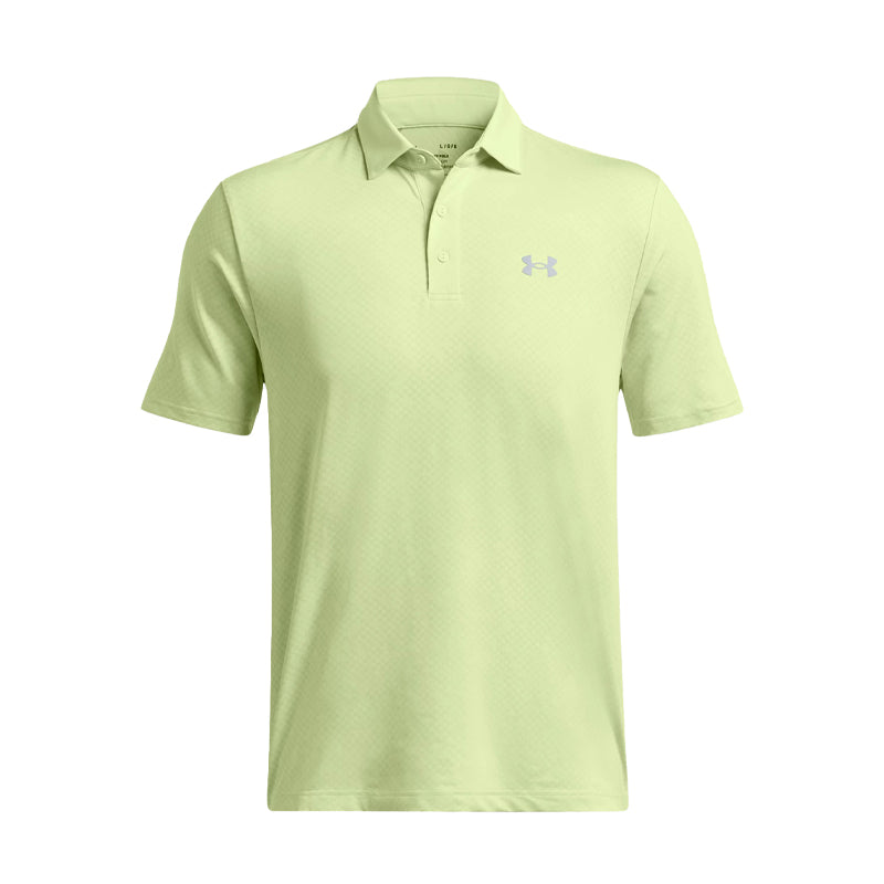 UNDER ARMOUR Playoff 3.0 Check Jacquard Men's Polo (Retro Green)