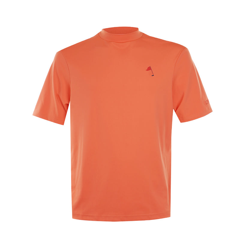 CUTTER & BUCK Oversized Men's Mock Shirt (Nasturtium)