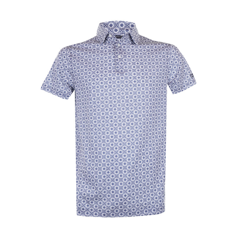 CUTTER & BUCK Men's Mercerized Polo (Dark Purple)