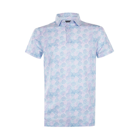 CUTTER & BUCK Men's Mercerized Polo (Multi Blue)