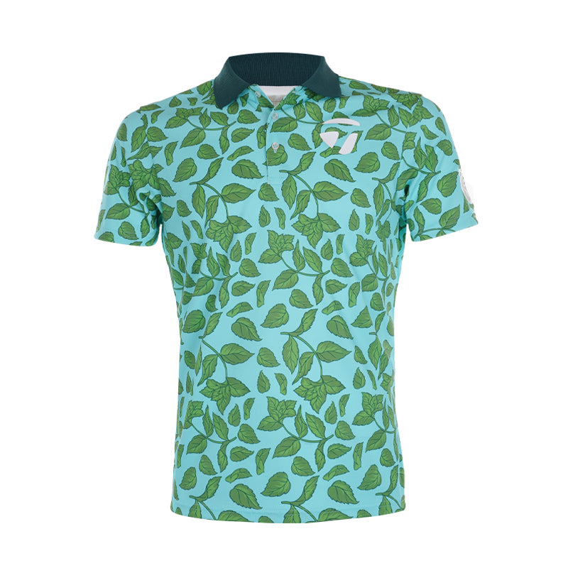 TAYLORMADE Pro Championship 2024 Men's Polo (Light Blue/Green)