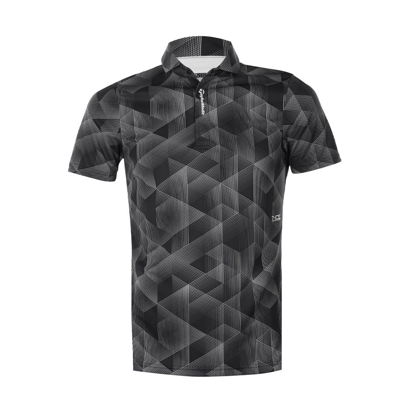 TAYLORMADE T-ICE Graphic Men?s Polo (Black)