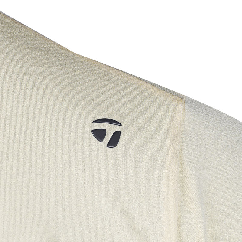 TAYLORMADE Logo Graphic Women?s Mock Shirt (Cream)