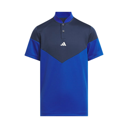 ADIDAS HEAT.RDY Sport Collar Boy's Polo (Blue)