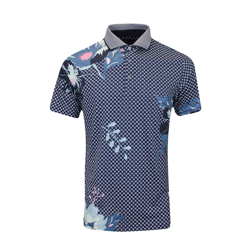 PUMA MATTR Terrance Men's Polo (Deep Navy)