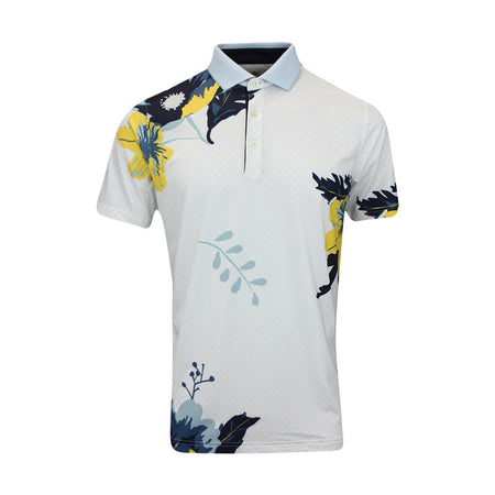 PUMA MATTR Terrance Men's Polo (Silver Sky)